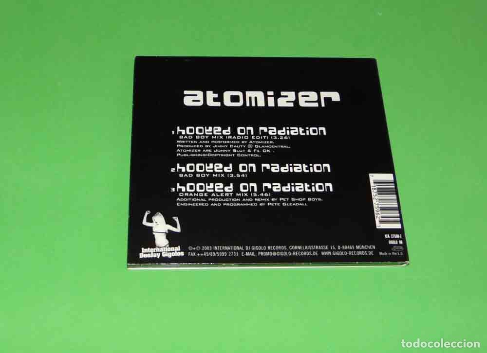 CDs de m&uacute;sica: ATOMIZER &ndash; Hooked On Radiation - CDSINGLE DIGIPACK 2003 - Foto 6