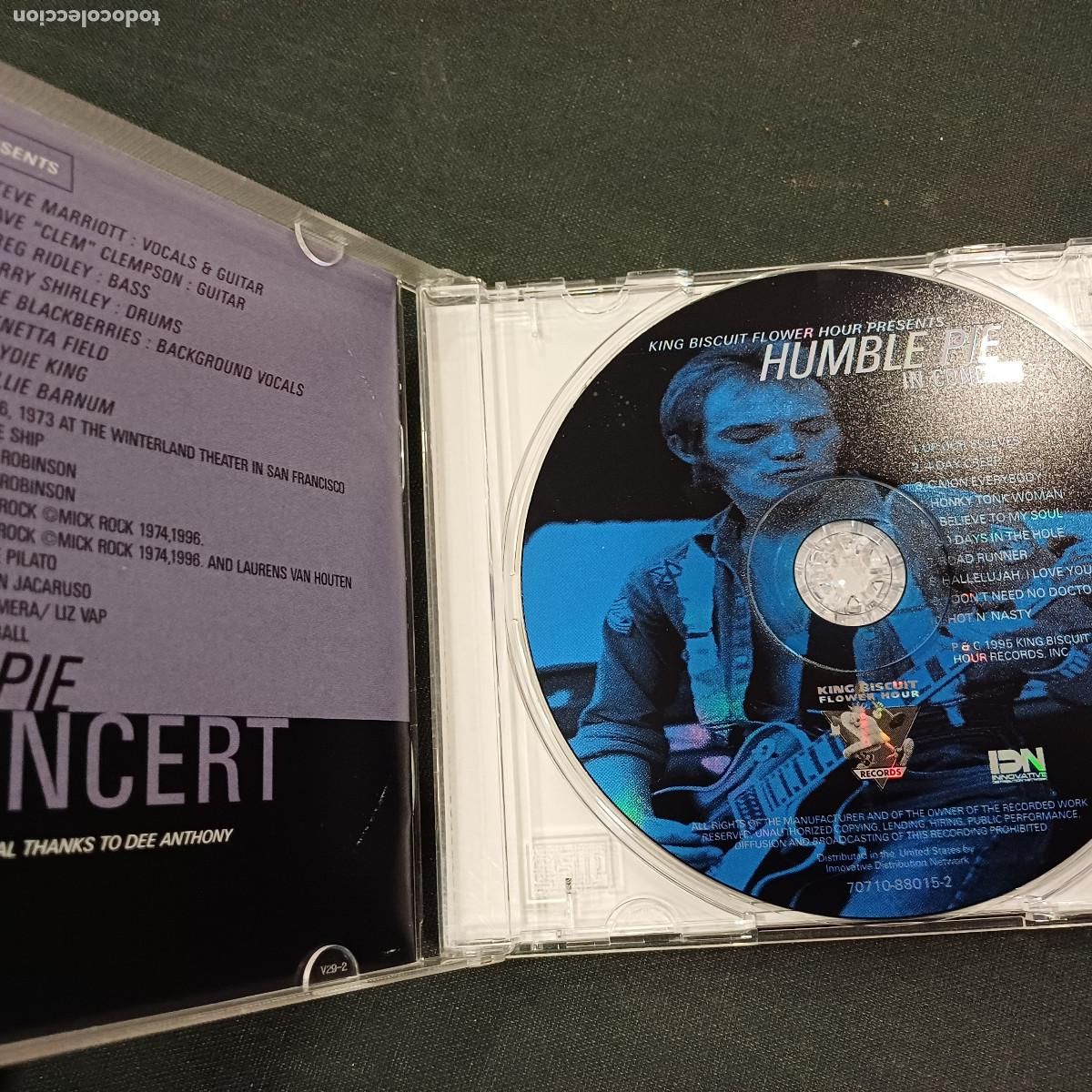 CDs de m&uacute;sica: HUMBLE PIE/IN CONCERT/CD. - Foto 2