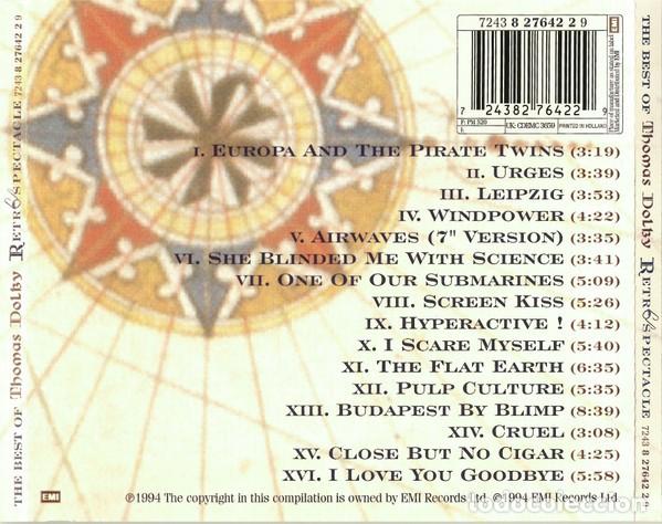 CDs de m&uacute;sica: Thomas Dolby - Retrospective (The best of) - Foto 2