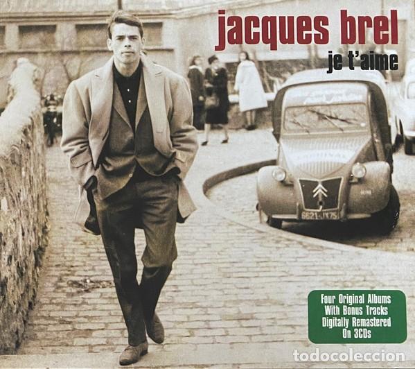 CDs de m&uacute;sica: Jacques Brel - Je taime (3 CDs) - Foto 1