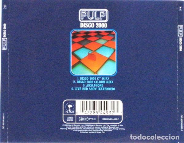 CDs de m&uacute;sica: Pulp - Disco 2000 Part One - Foto 2