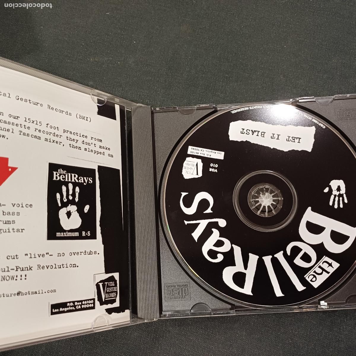 CDs de m&uacute;sica: THE BELLRAYS/LET IT BLAST/CD. - Foto 2
