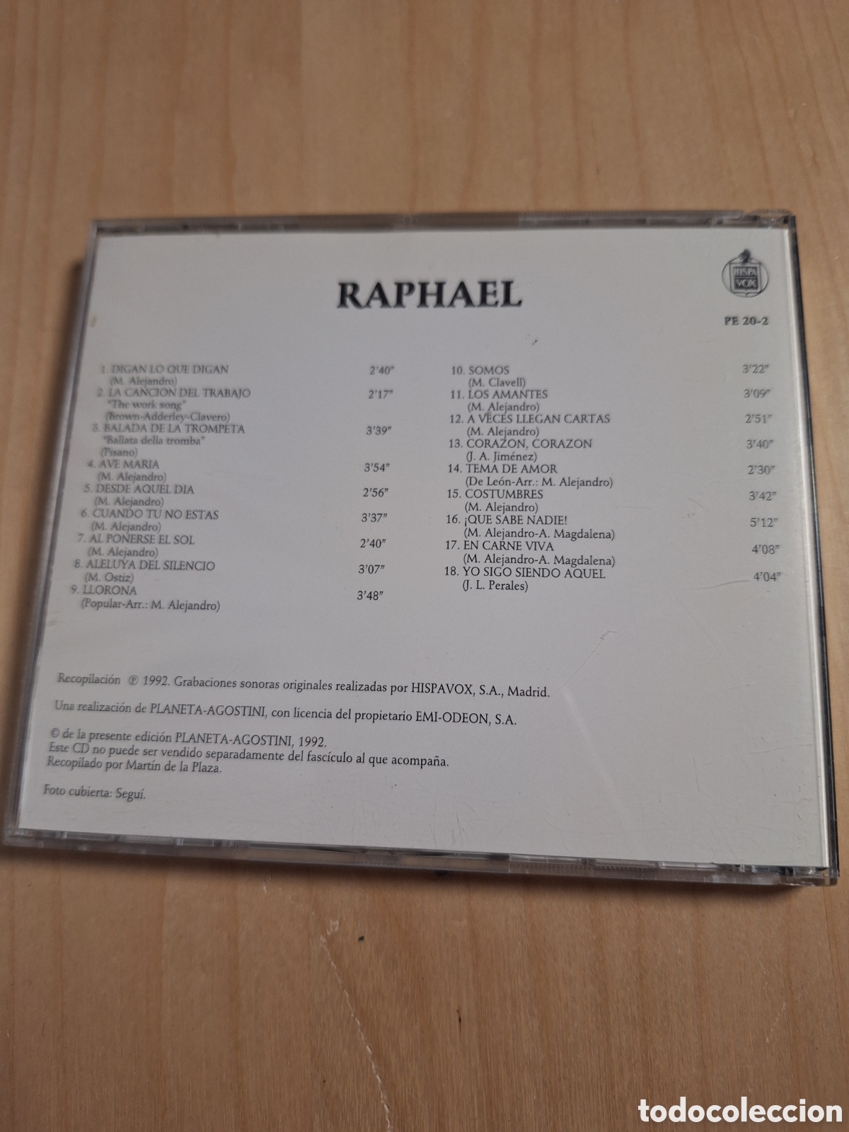 CDs de m&uacute;sica: SCD48 raphael CD MUSICA - Foto 2