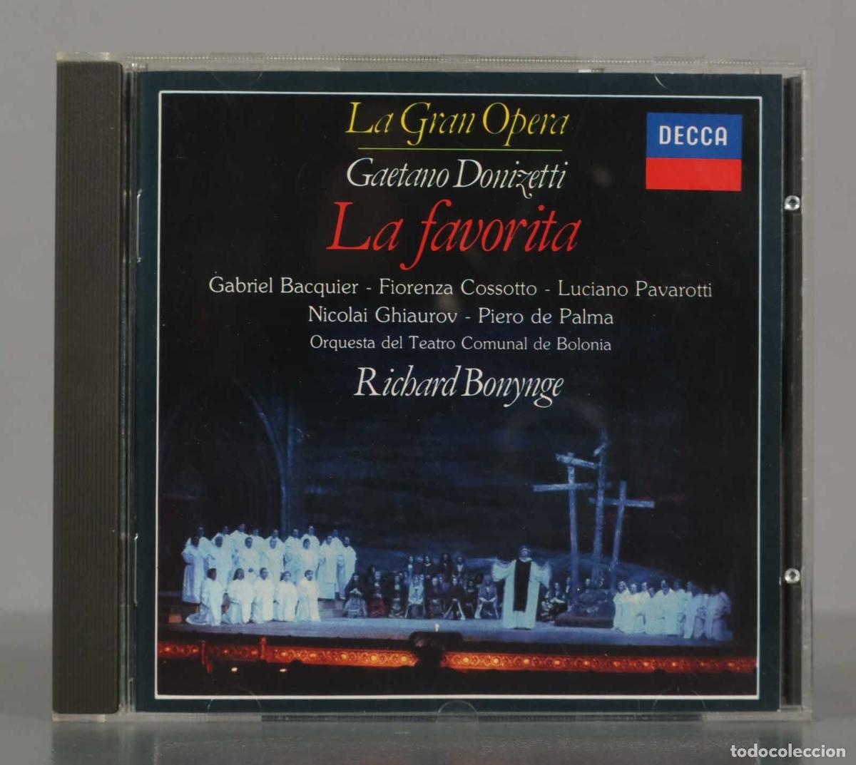 Musik-CDs: CD. La Gran Opera Gaetano Donizetti - La Favorita. Richard Bonynge.