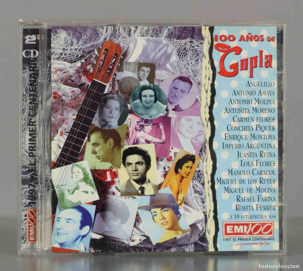 CDs de m&uacute;sica: CD. Various &ndash; 100 A&ntilde;os De Copla - Foto 1