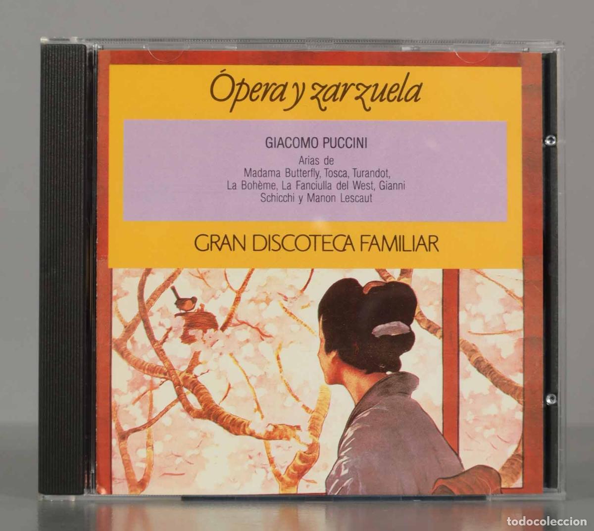 CD de M&uacute;sica: CD. OPERA Y ZARZUELA. GIACOMO PUCCINI - LA GRAN DISCOTECA FAMILIAR ARIAS