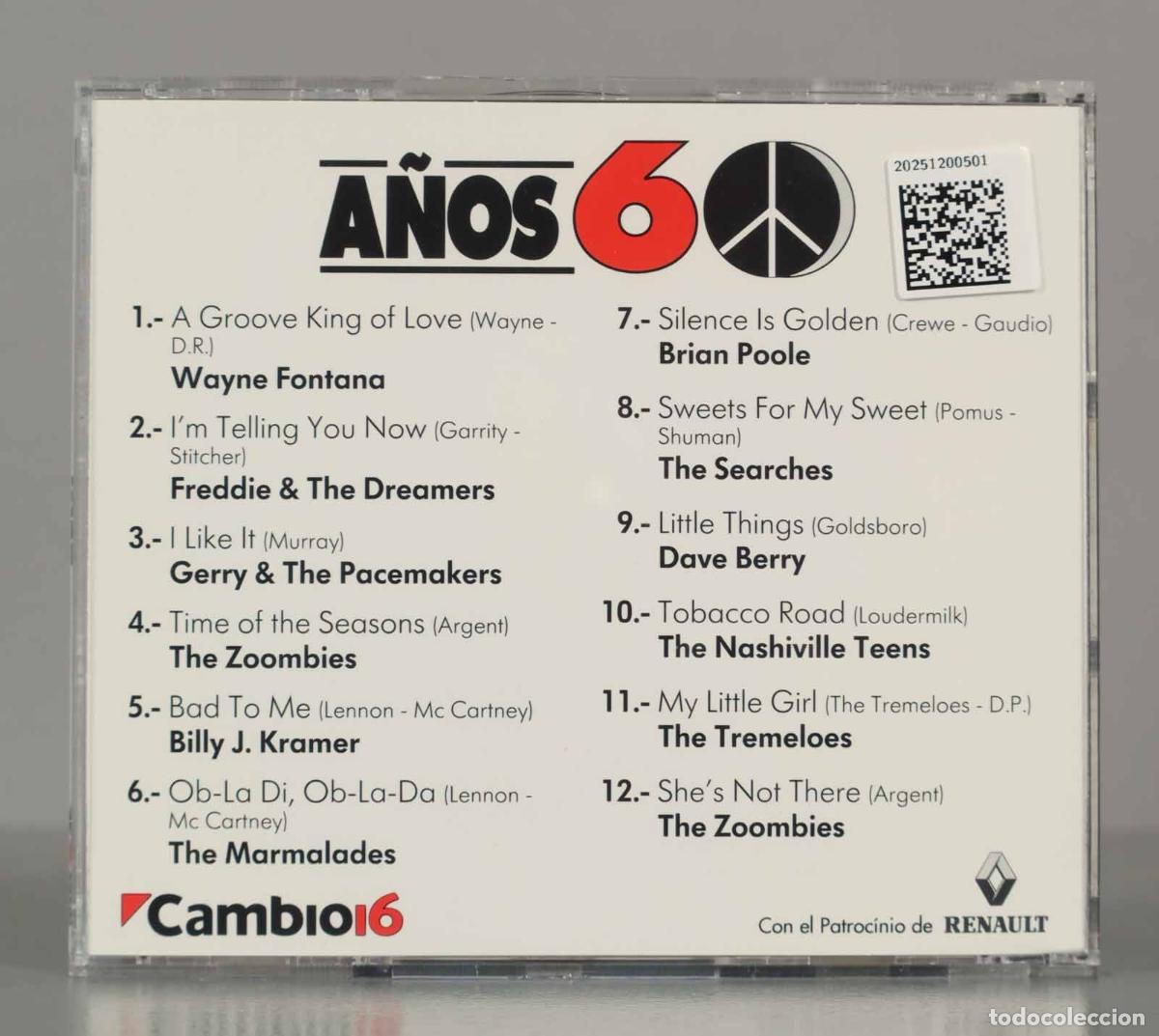 CDs de m&uacute;sica: CD. Various - Beat. A&ntilde;os 60. - Foto 2
