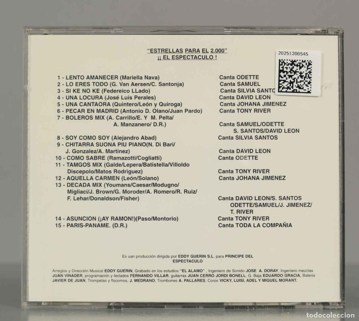 CDs de m&uacute;sica: CD. &acute;ESTRELLAS PARA 2.000&acute; EL ESPECTACULO ! - Foto 2