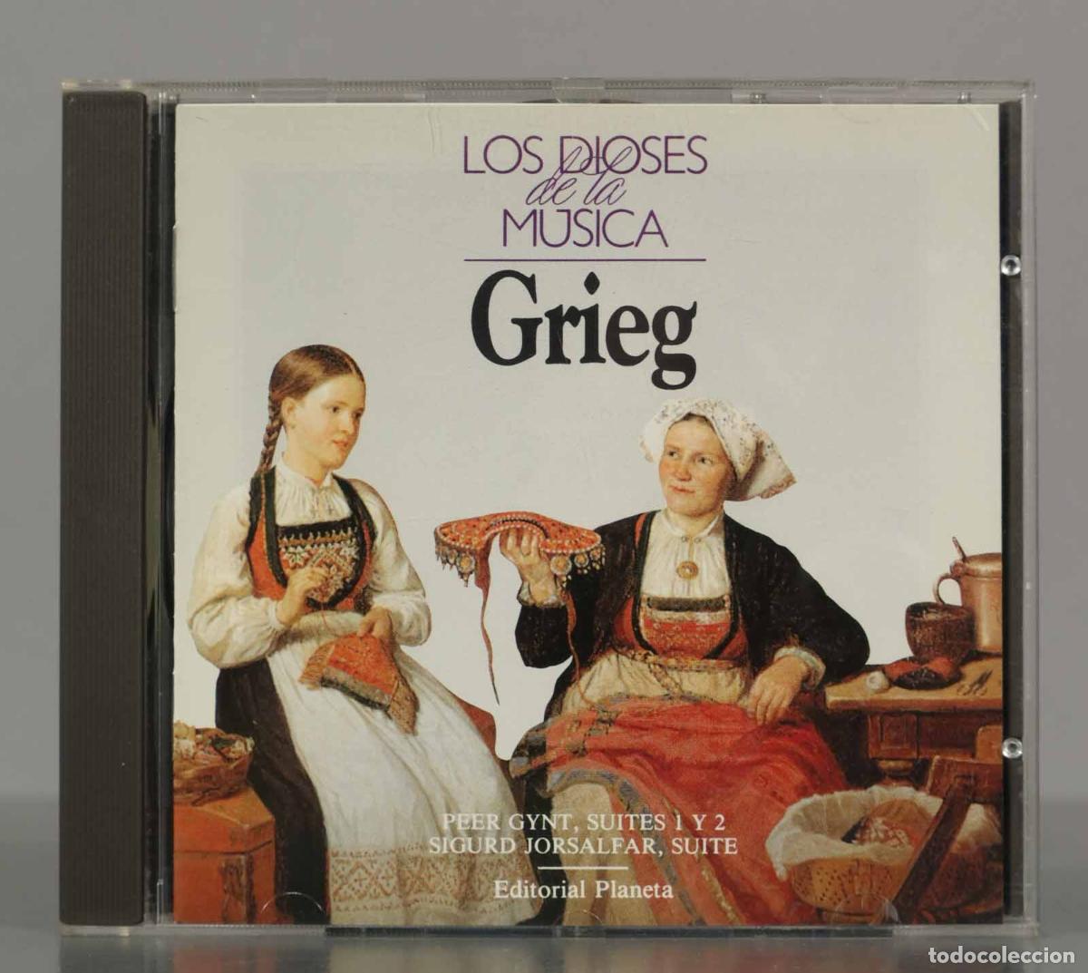 CDs de Musique: CD. LOS DIOSES DE LA MUSICA - GRIEG. OP. 46 op. 55 op. 56 SNETACEK