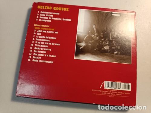 CDs de m&uacute;sica: CD CELTAS CORTOS - GENTE IMPRESENTABLE - Foto 2