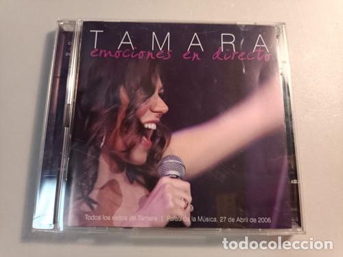 CDs de m&uacute;sica: CD TAMARA - EMOCIONES EN DIRECTO (CD+DVD) - Foto 1