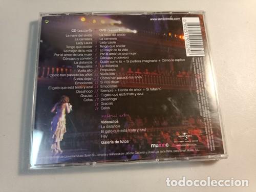 CDs de m&uacute;sica: CD TAMARA - EMOCIONES EN DIRECTO (CD+DVD) - Foto 2