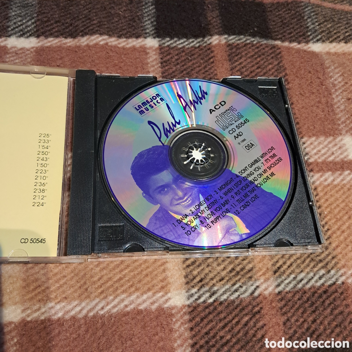 CDs de m&uacute;sica: Paul Anka,Diana, compact disc - Foto 2