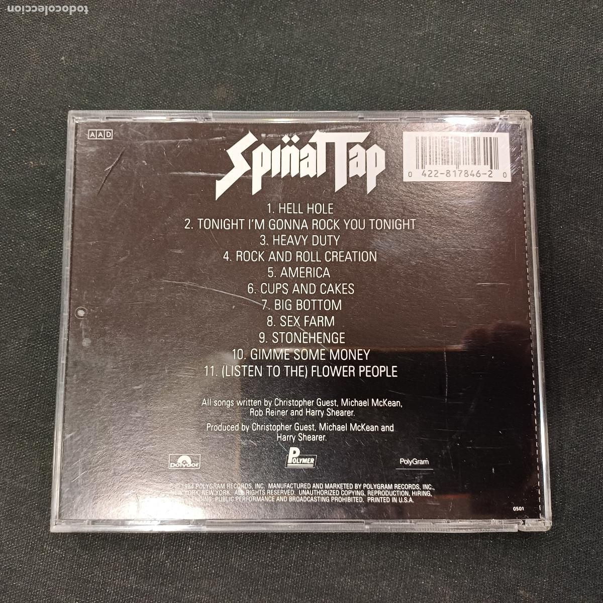 CDs de m&uacute;sica: SPINAL TAP/CD POLYDOR. - Foto 3