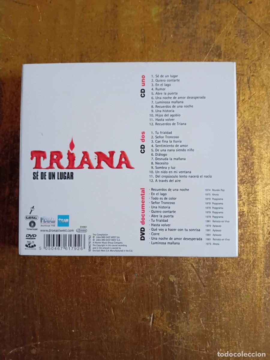 CDs de m&uacute;sica: Triana, s&eacute; de un lugar 3 CD 1995 - Foto 5