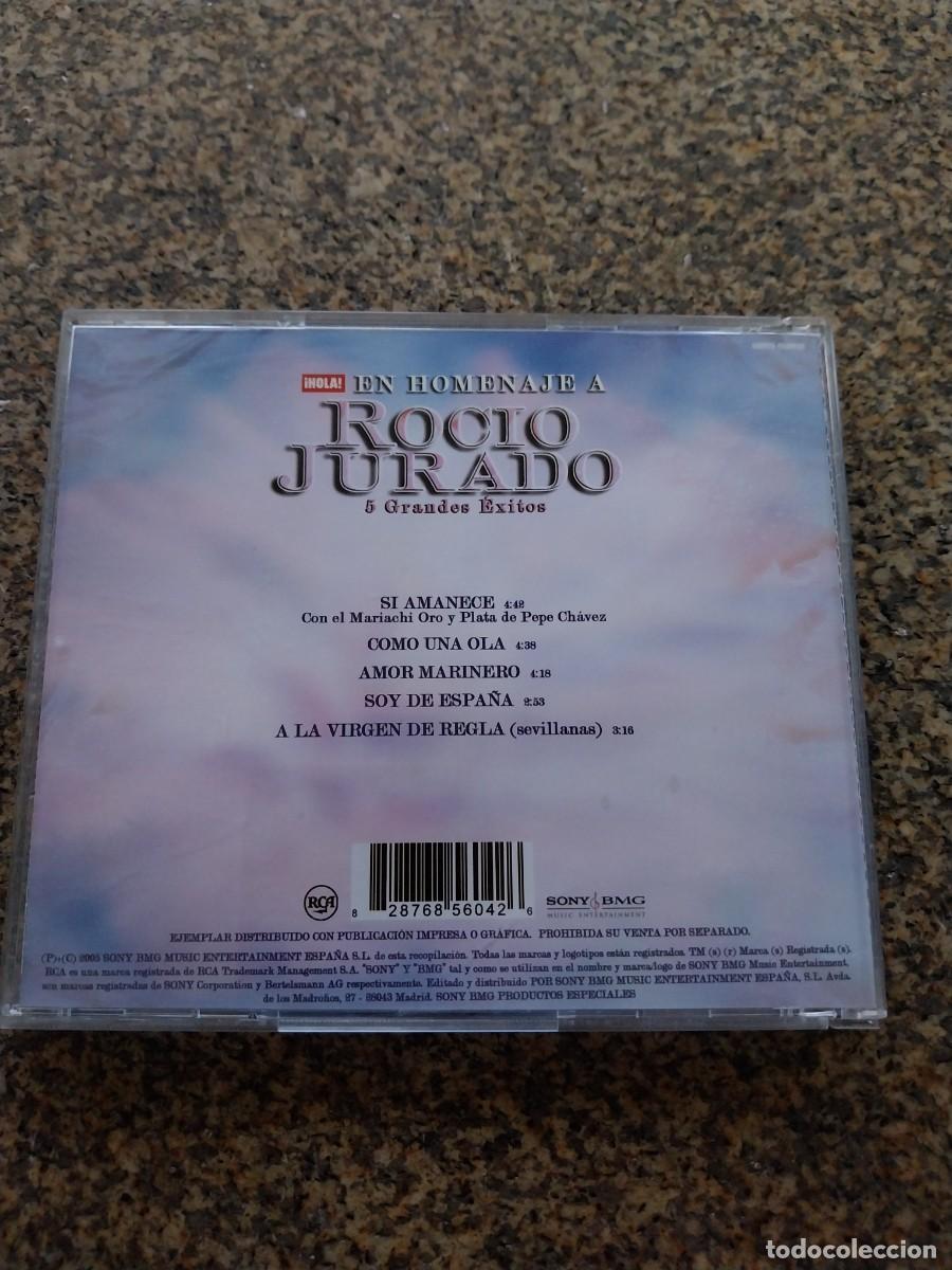 CDs de m&uacute;sica: CD -- ROCIO JURADO - 5 GRANDES EXITOS -- - Foto 2