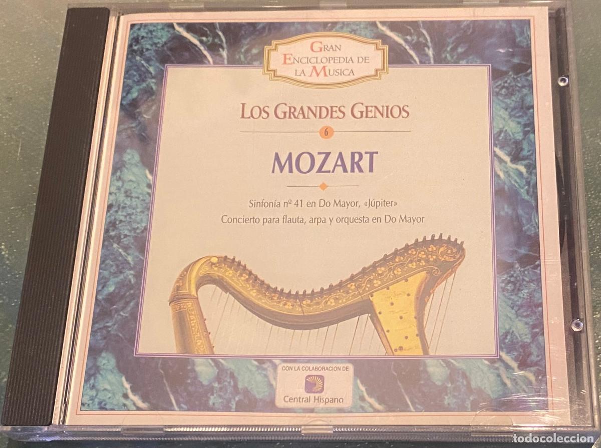 CDs de Musique: 'Los Grandes Genios 6 - Mozart'. Selecci&oacute;n. A&ntilde;o 1995. CD original. Muy buen estado.