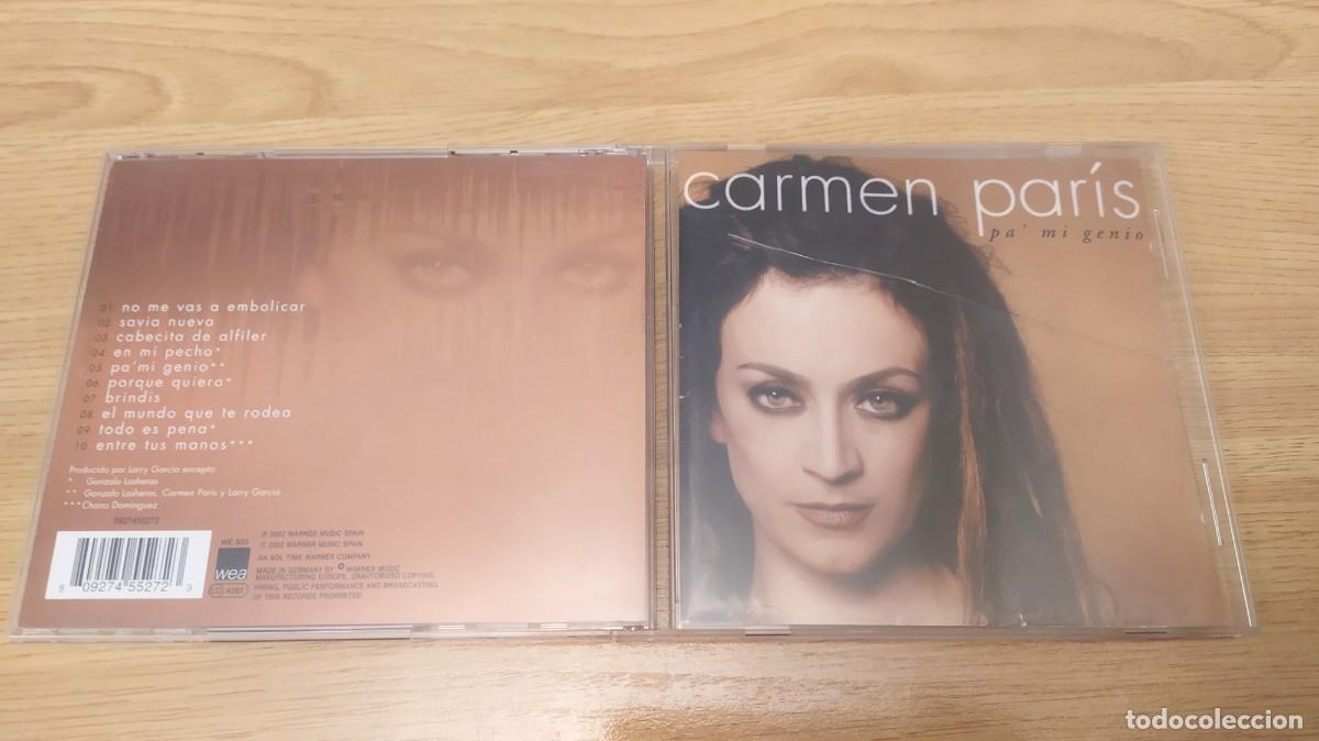 CDs de m&uacute;sica: CD Carmen Paris- pa&acute;mi genio - Foto 1