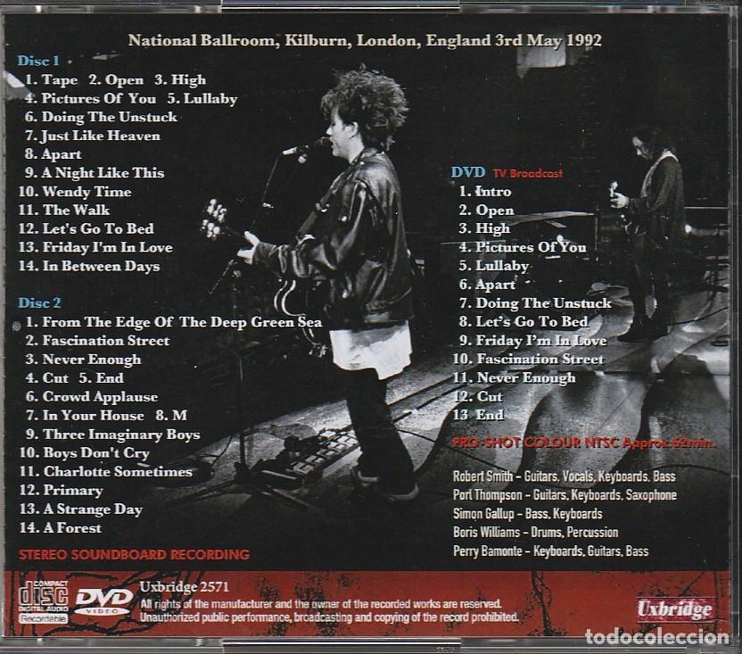 CDs de m&uacute;sica: 2 CDs + DVD - The CURE - Live Kilburn 1992 - Foto 2