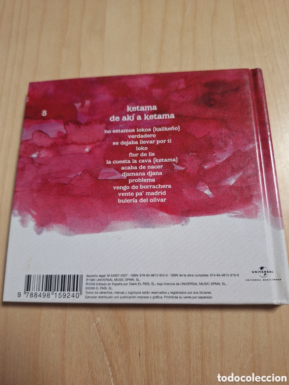 CDs de m&uacute;sica: SCD134 ketama de aki ketama CD MUSICA - Foto 2