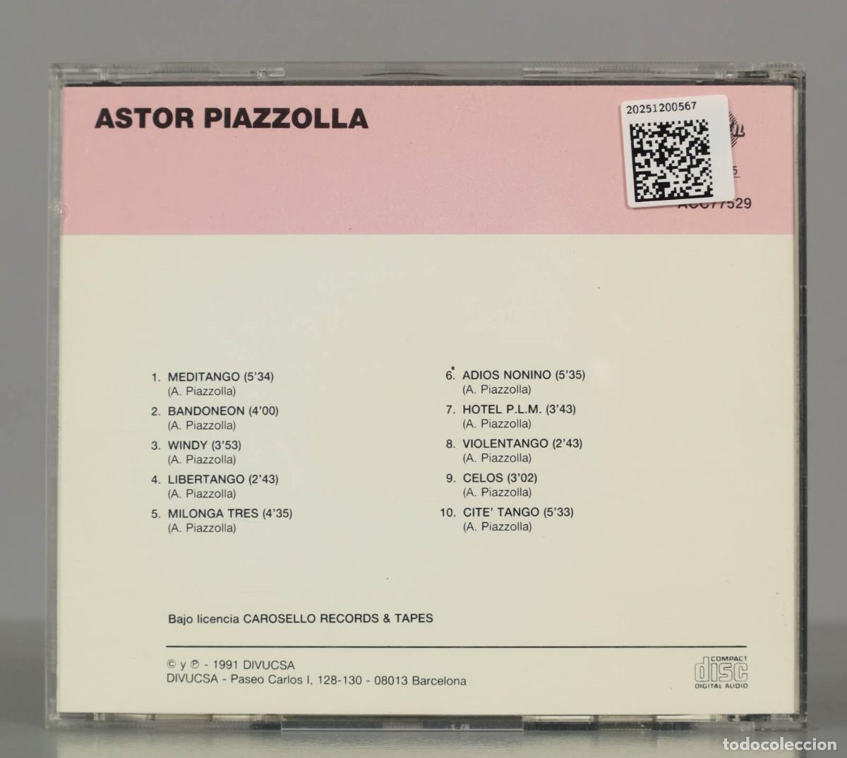 CDs de m&uacute;sica: CD. ASTOR PIAZZOLLA. - Foto 2