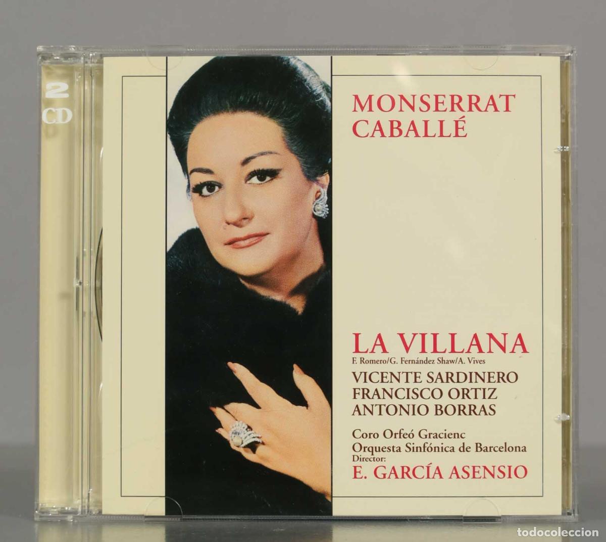 CDs de Musique: CD. MONSERRAT CABALL&Eacute; - LA VILLANA. GARCIA ASENSIO