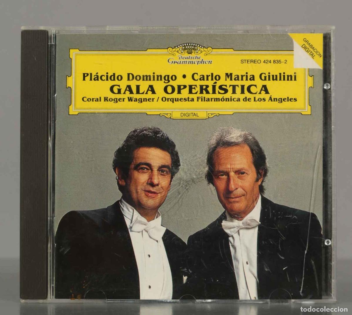 CDs de Musique: CD. Gala Oper&iacute;stica - Pl&aacute;cido Domingo &bull; Carlo Maria Giulini, Coral Roger Wagner