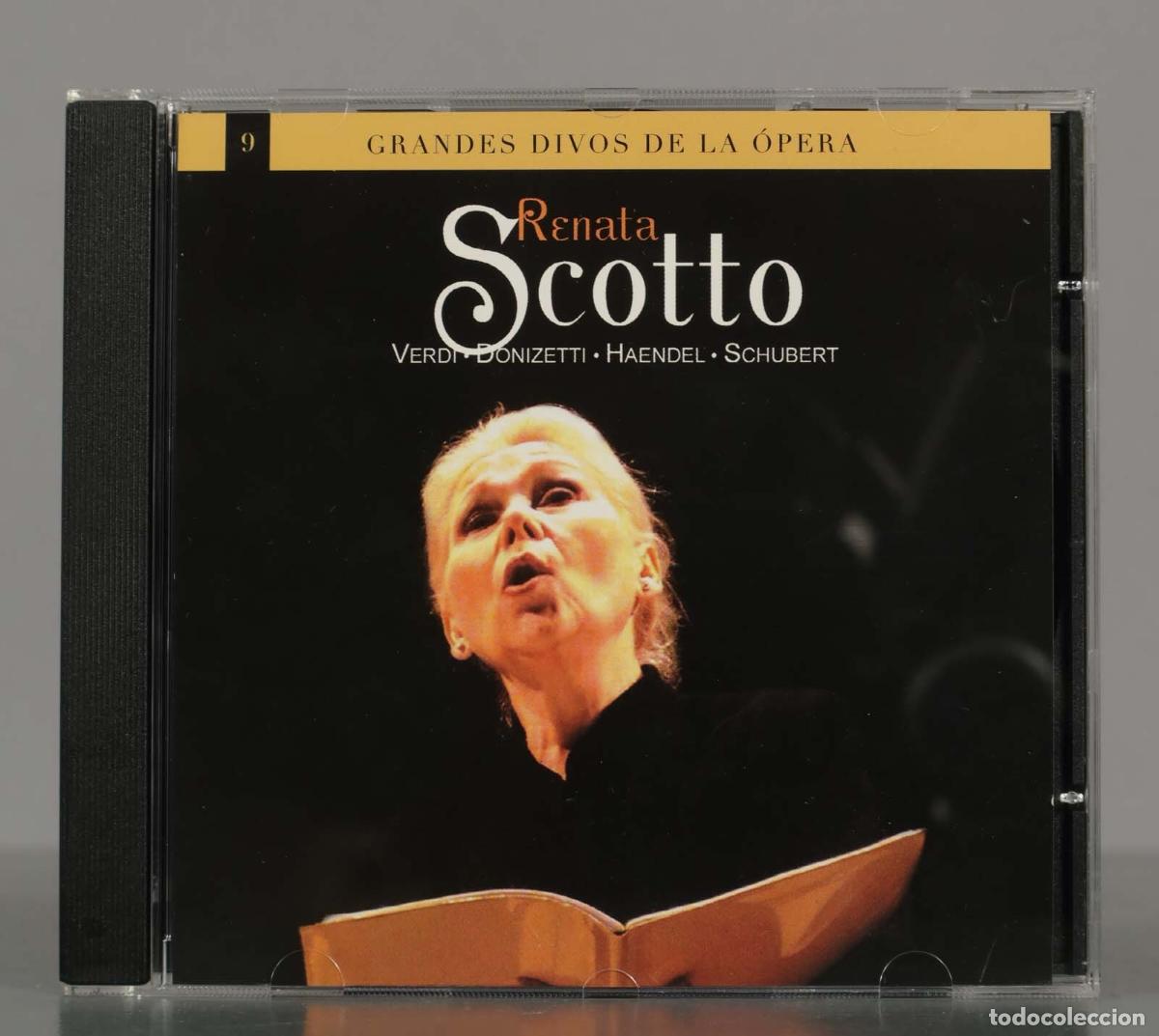 CDs de Musique: CD. GRANDES DIVOS DE LA OPERA 9. RENATA SCOTTO - VERDI. DONIZETTI. HAENDEL. SCHUBERT.