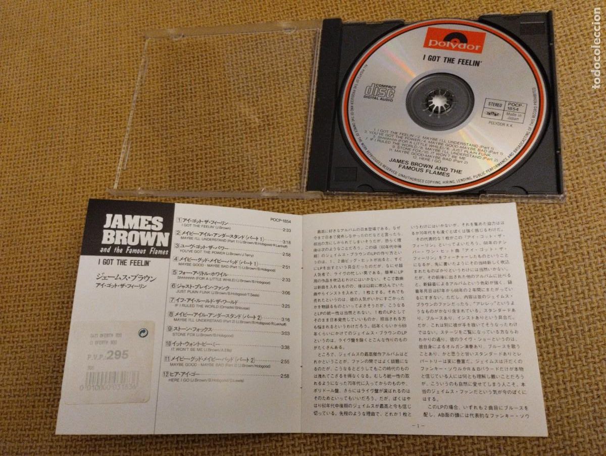 CDs de m&uacute;sica: Cd James Brown I Got The Feelin - Foto 3