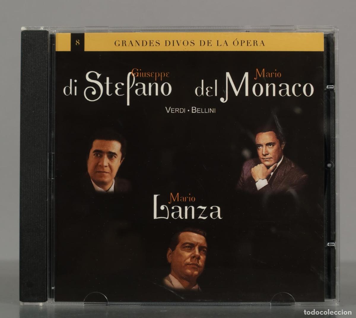 CDs de Musique: CD. GRANDES Divos DE LA &Oacute;PERA DI STEFANO LANZA DEL MONACO VERDI BELLINI