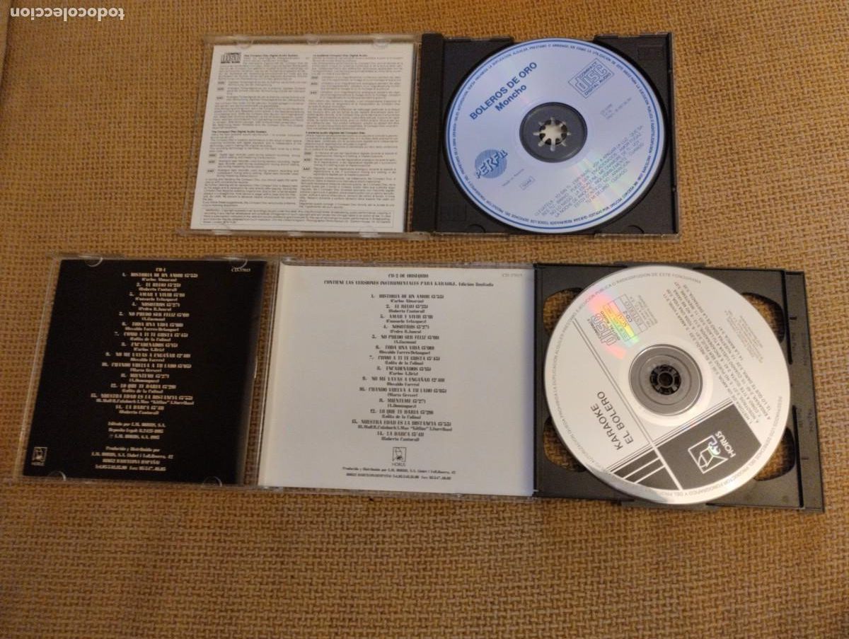 CDs de m&uacute;sica: Lote de cds de Boleros Moncho - Foto 3