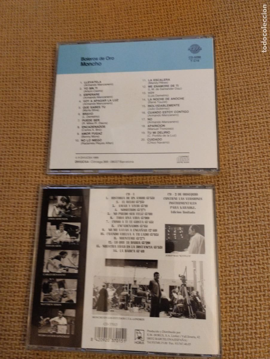 CDs de m&uacute;sica: Lote de cds de Boleros Moncho - Foto 4