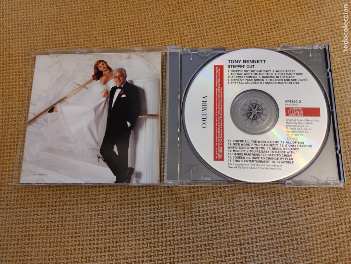 CDs de m&uacute;sica: Cd Tony Bennett Steppin out - Foto 2