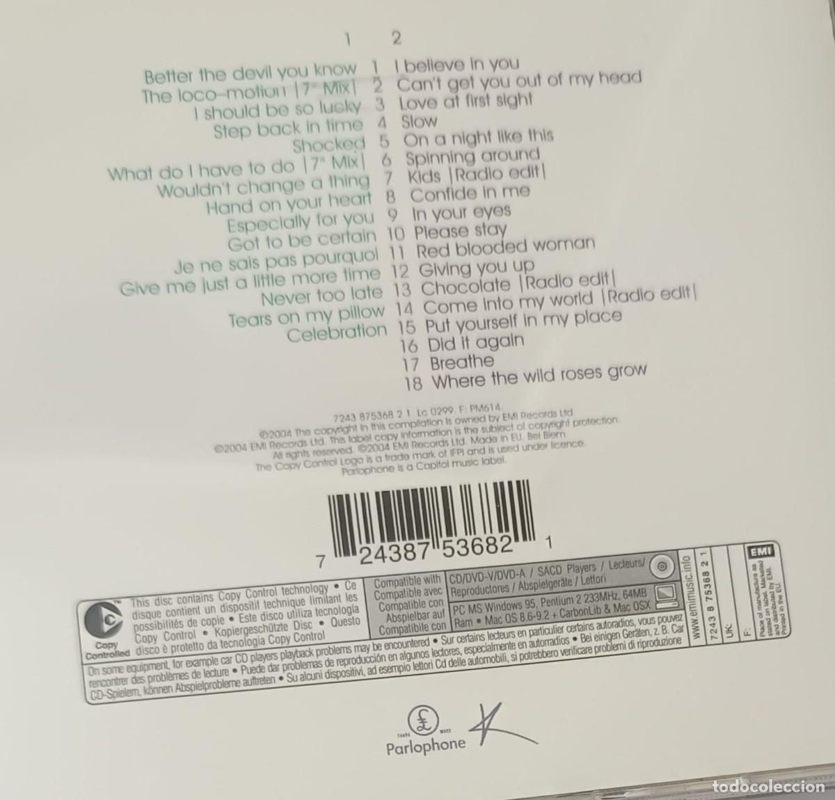 CDs de m&uacute;sica: KYLIE MINOGUE - ULTIMATE KYLIE (CD) - Foto 3