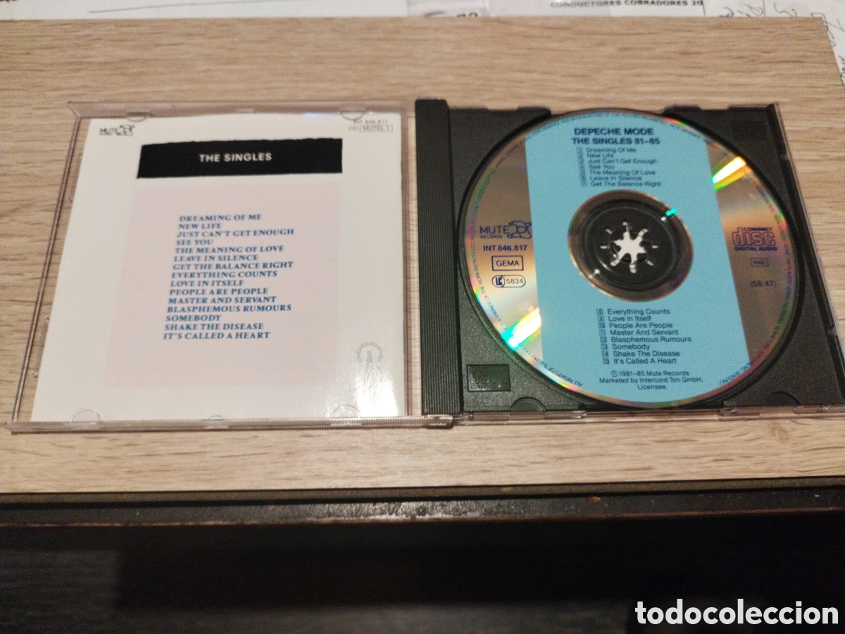 CDs de m&uacute;sica: CD Depeche Mode -The singles 81/85 - Foto 3