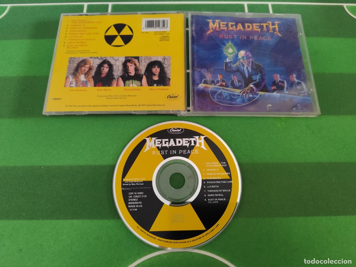 CDs de m&uacute;sica: CD 80 Megadeth - Rust in peace / 1990 - Foto 1