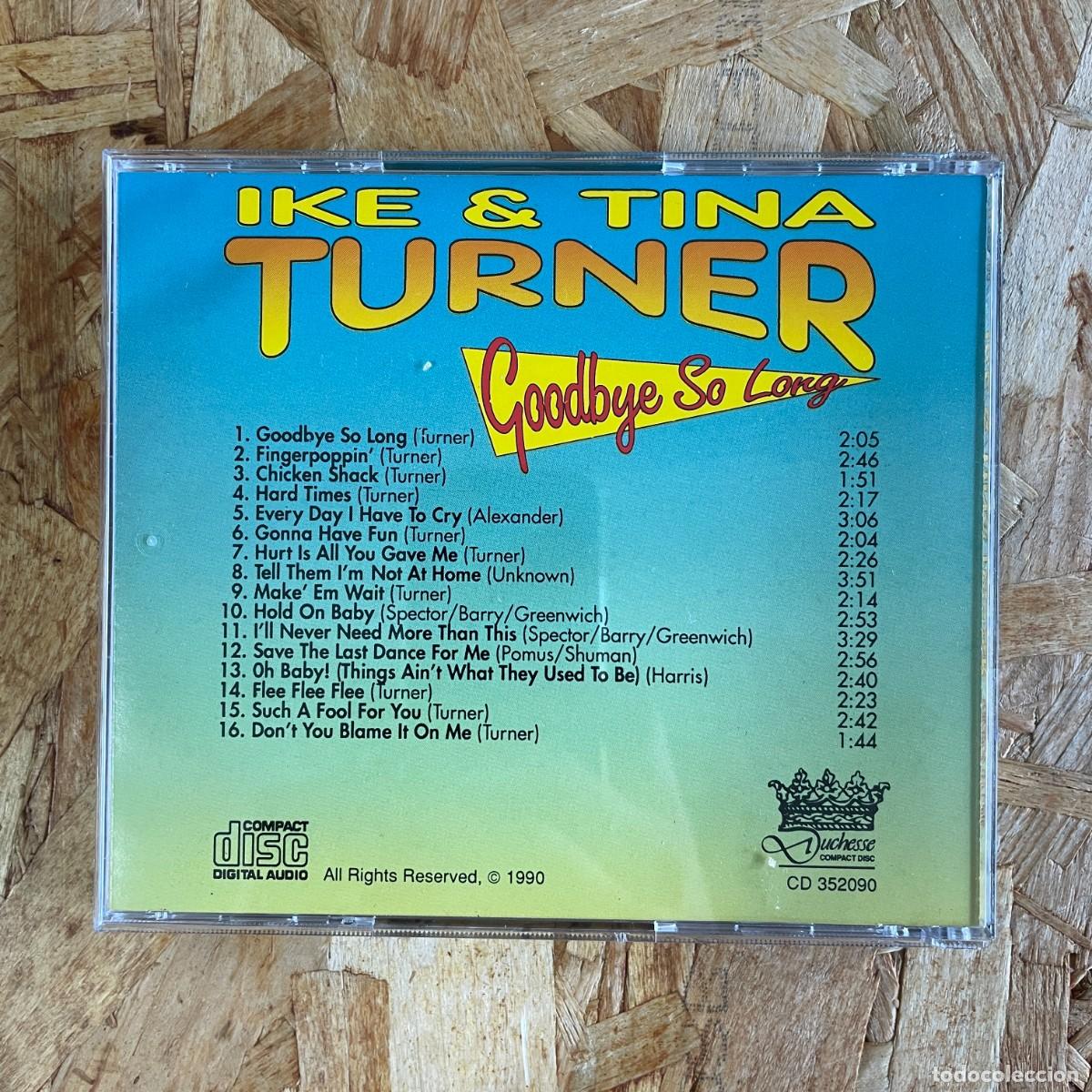 CDs de m&uacute;sica: CD Ike & Tina Turner &ndash; Goodbye So Long - Foto 2