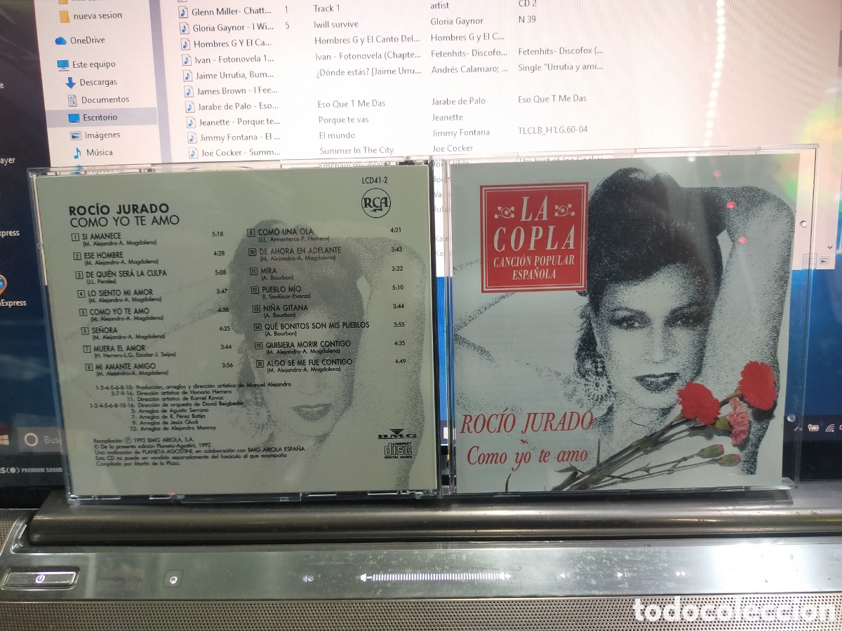 CDs de m&uacute;sica: Roc&iacute;o jurado CD como yo te amo 1992 - Foto 1