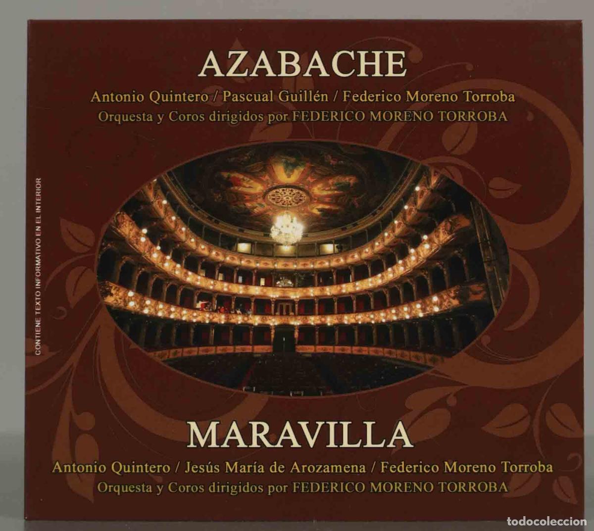 CD di Musica: CD. AZABACHE - MARAVILLA. Antonio Quintero / Pascual Guill&eacute;n / Federico Moreno Torroba. Jes&uacute;s Mar&iacute;a