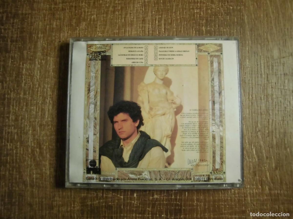 CDs de m&uacute;sica: CD CARLOS CANO CUADERNO DE COPLAS - Foto 2