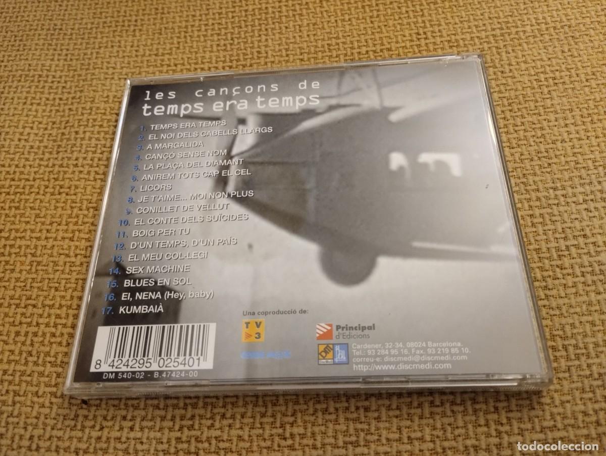 CDs de m&uacute;sica: Cd Les Cancons de temps era temps - Foto 3
