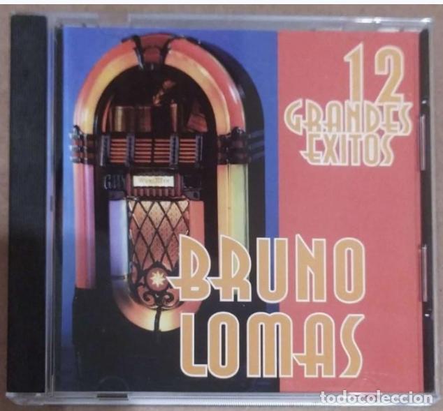 CDs de m&uacute;sica: BRUNO LOMAS (12 GRANDES EXITOS) CD 1997 - Foto 1