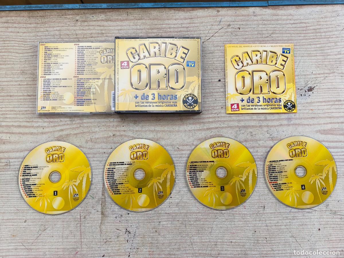 CDs de m&uacute;sica: Caribe Oro - Varios - 4 CD - Foto 1