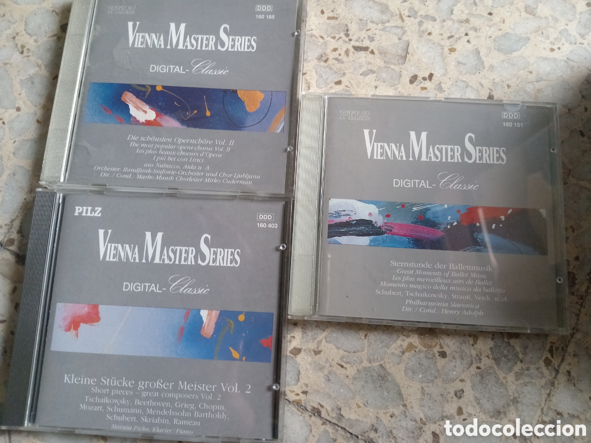 CD di Musica: 3 CD VIENNA MASTER SERIES DIGITAL CLASSIC LEINE STUCKE VOL 2 STERNSTUNDE BALLETTMUSIK