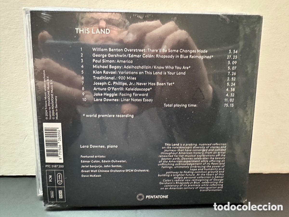 CDs de m&uacute;sica: Lara Downes - This Land (CD) *Precintado* - Foto 3