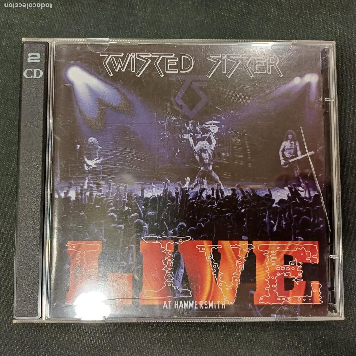 CDs de m&uacute;sica: TWISTED SISTER/LIVE/CD DOBLE. - Foto 1