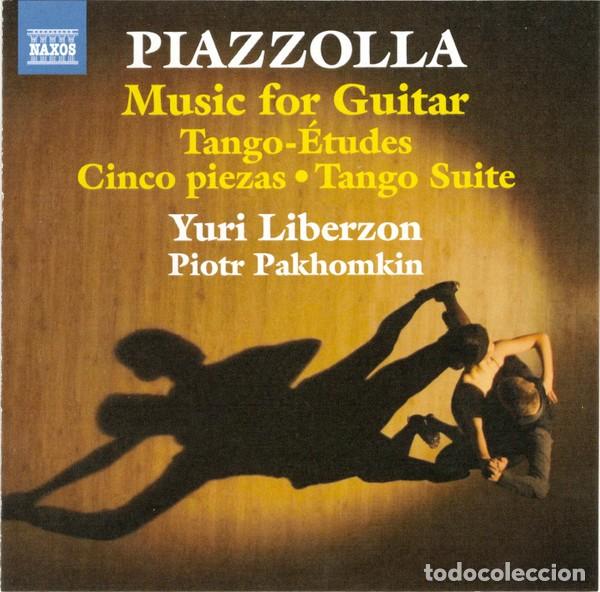 Music CDs: Piazzolla - Yuri Liberzon, Piotr Pakhomkin - Music For Guitar (CD) *Precintado*