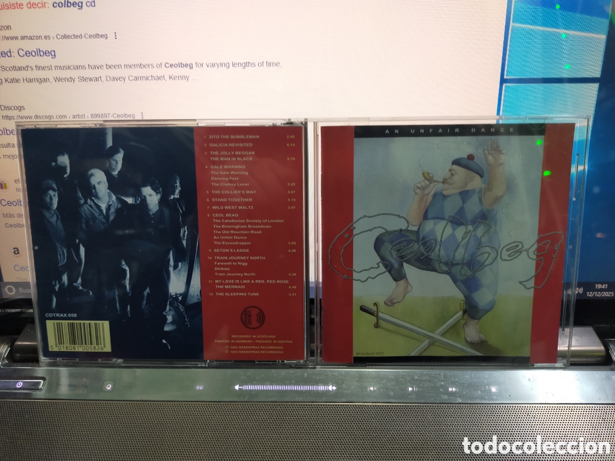 CDs de m&uacute;sica: Ceolbeg CD an unfair dance 1993 - Foto 1