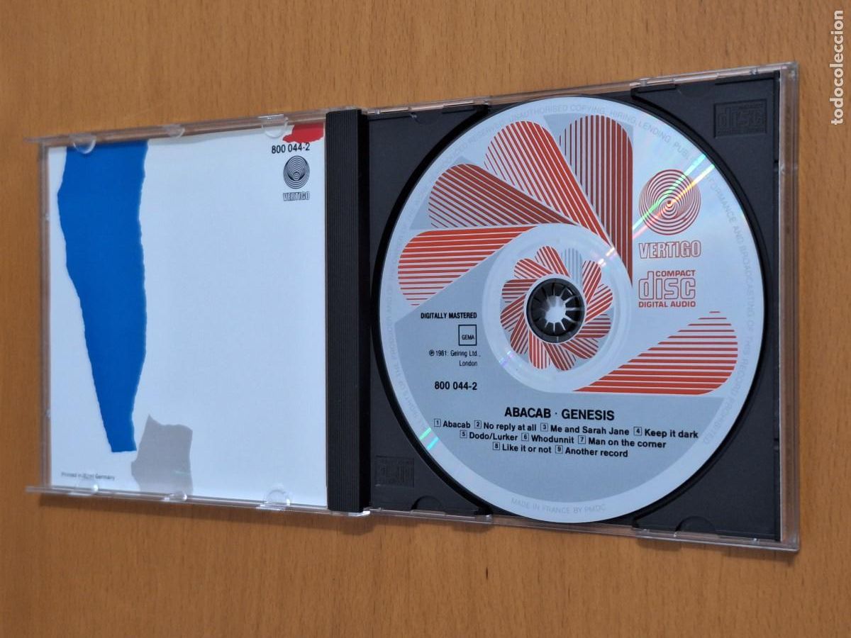 CDs de m&uacute;sica: Genesis &lrm;&ndash; Abacab CD Vertigo &lrm;&ndash; 800 044-2 - Foto 2