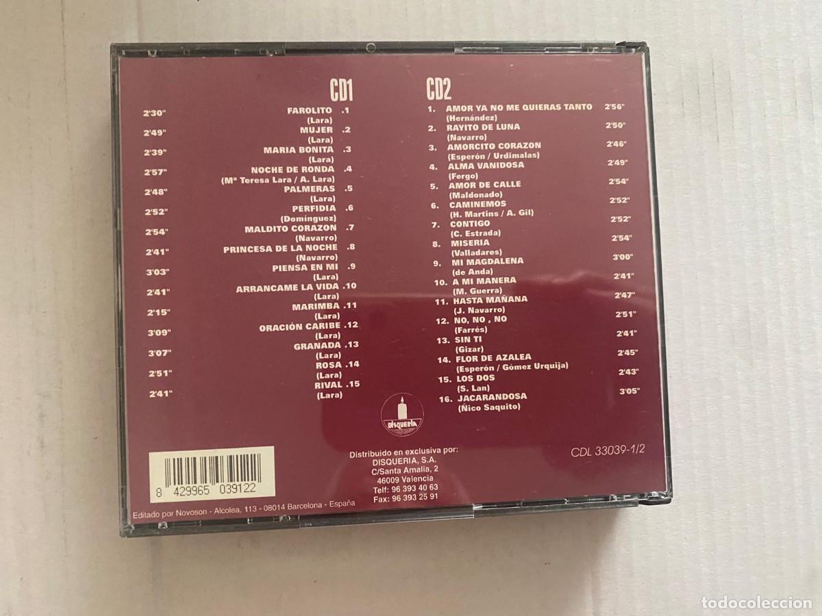CDs de m&uacute;sica: CD DOBLE - LOS PANCHOS - 30 EXITOS DE ORO - Foto 2